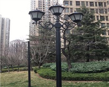 寧夏太陽能路燈案例-西安白樺林間