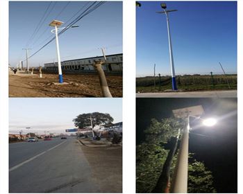 太陽能路燈-慶陽寧縣項目圖片