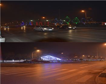 甘肅節日亮化項目北客站