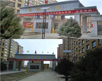 小區太陽能庭院路燈-省酒泉市瓜州太陽能路燈項目