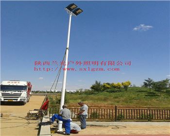 甘肅球場廣場高桿燈-甘肅鄂爾多斯廣場照明項目