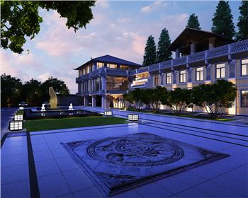 甘肅別墅亮化-小區(qū)樓體亮化