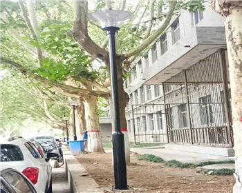 甘肅西安唐都醫院道路庭院燈安裝施工項目