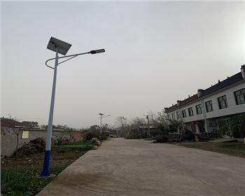 甘肅藍(lán)田縣熨斗村太陽能路燈項(xiàng)目