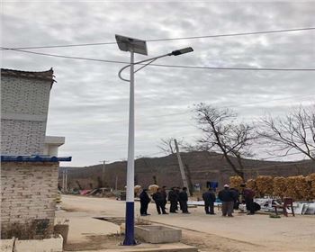 甘肅咸陽旬邑鄉村道路太陽能路燈
