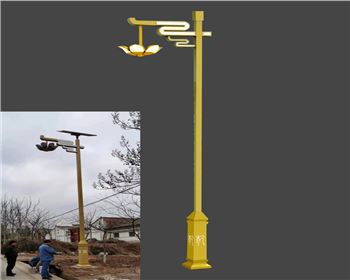 甘肅寶雞鳳翔美麗鄉村太陽能路燈項目